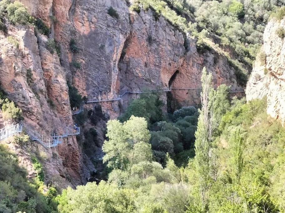 Casa Borlas Bierge Bagian luar foto