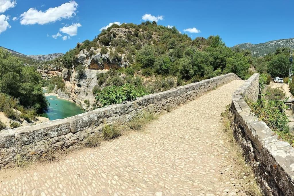 Casa Borlas Bierge Bagian luar foto